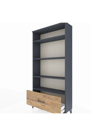 Arges Dolap 4 Raflı Tek Çekmeceli 88x30x182 - S24M044V6A