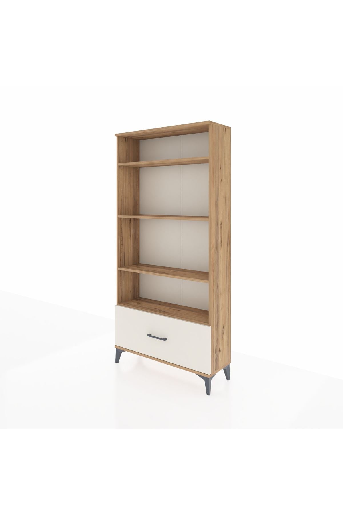 Arges Dolap 4 Raflı Tek Çekmeceli 88x30x182 - S24M044V7A