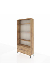 Arges Dolap 4 Raflı Tek Çekmeceli 88x30x182 - S24M044V9A