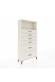 Arges Dolap Tek Raflı 6 Çekmeceli 88x30x182 - S24M045V1A