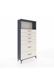 Arges Dolap Tek Raflı 6 Çekmeceli 88x30x182 - S24M045V4A