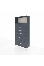Arges Dolap Tek Raflı 6 Çekmeceli 88x30x182 - S24M045V5A