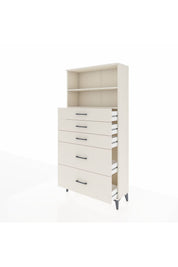 Arges Dolap 2 Raflı 5 Çekmeceli 88x30x182 - S24M046V1A