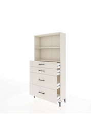 Arges Dolap 2 Raflı 4 Çekmeceli 88x30x182 - S24M047V1A