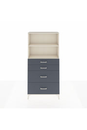 Arges Dolap 2 Raflı 4 Çekmeceli 88x30x182 - S24M047V2A