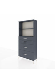 Arges Dolap 2 Raflı 4 Çekmeceli 88x30x182 - S24M047V5A