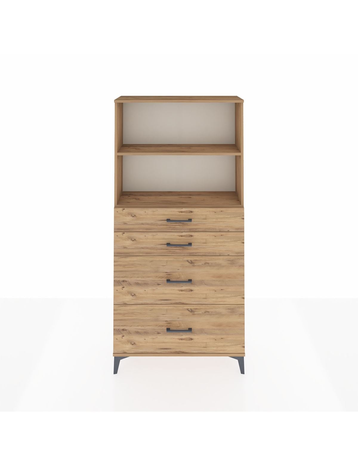 Arges Dolap 2 Raflı 4 Çekmeceli 88x30x182 - S24M047V9A