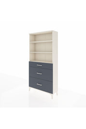 Arges Dolap 3 Raflı 3 Çekmeceli 88x30x182 - S24M048V2A