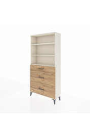 Arges Dolap 3 Raflı 3 Çekmeceli 88x30x182 - S24M048V3A