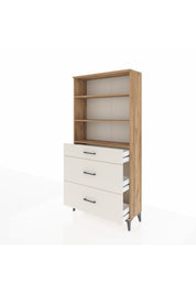 Arges Dolap 3 Raflı 3 Çekmeceli 88x30x182 - S24M048V7A