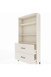 Arges Dolap 3 Raflı 2 Çekmeceli 88x30x182 - S24M049V1A