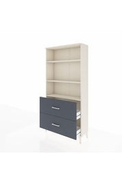 Arges Dolap 3 Raflı 2 Çekmeceli 88x30x182 - S24M049V2A