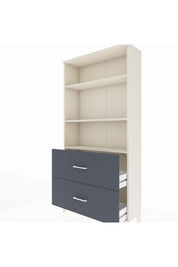 Arges Dolap 3 Raflı 2 Çekmeceli 88x30x182 - S24M049V2A