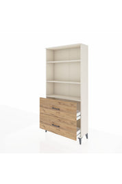 Arges Dolap 3 Raflı 2 Çekmeceli 88x30x182 - S24M049V3A