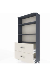 Arges Dolap 3 Raflı 2 Çekmeceli 88x30x182 - S24M049V4A