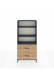 Arges Dolap 3 Raflı 2 Çekmeceli 88x30x182 - S24M049V6A