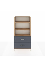 Arges Dolap 3 Raflı 2 Çekmeceli 88x30x182 - S24M049V8A