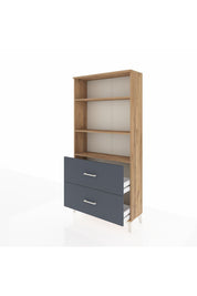 Arges Dolap 3 Raflı 2 Çekmeceli 88x30x182 - S24M049V8A