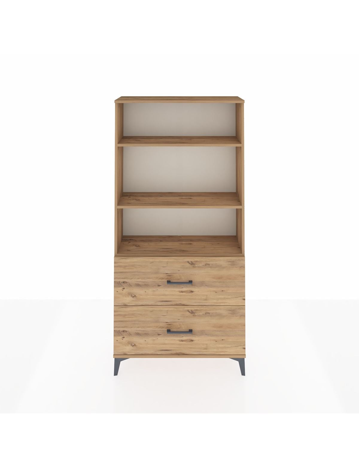 Arges Dolap 3 Raflı 2 Çekmeceli 88x30x182 - S24M049V9A