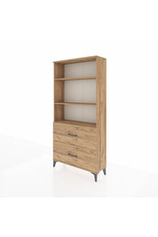 Arges Dolap 3 Raflı 2 Çekmeceli 88x30x182 - S24M049V9A