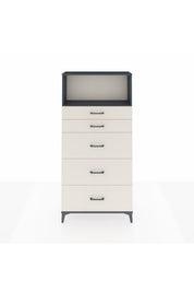 Arges Dolap Tek Raflı 5 Çekmeceli 88x30x182 - S24M050V4A