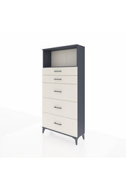 Arges Dolap Tek Raflı 5 Çekmeceli 88x30x182 - S24M050V4A