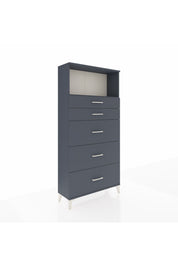 Arges Dolap Tek Raflı 5 Çekmeceli 88x30x182 - S24M050V5A