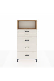 Arges Dolap Tek Raflı 5 Çekmeceli 88x30x182 - S24M050V7A