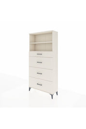 Arges Dolap 2 Raflı 4 Çekmeceli 88x30x182 - S24M051V1A