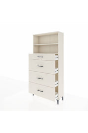Arges Dolap 2 Raflı 4 Çekmeceli 88x30x182 - S24M051V1A