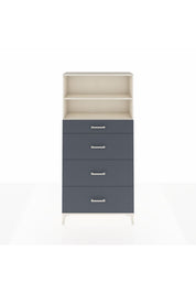 Arges Dolap 2 Raflı 4 Çekmeceli 88x30x182 - S24M051V2A