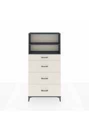 Arges Dolap 2 Raflı 4 Çekmeceli 88x30x182 - S24M051V4A