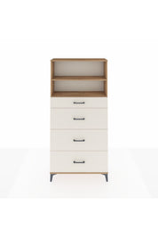 Arges Dolap 2 Raflı 4 Çekmeceli 88x30x182 - S24M051V7A