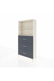 Arges Dolap 2 Raflı 3 Çekmeceli 88x30x182 - S24M052V2A