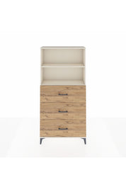 Arges Dolap 2 Raflı 3 Çekmeceli 88x30x182 - S24M052V3A