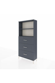 Arges Dolap 2 Raflı 3 Çekmeceli 88x30x182 - S24M052V5A