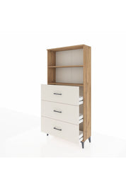 Arges Dolap 2 Raflı 3 Çekmeceli 88x30x182 - S24M052V7A