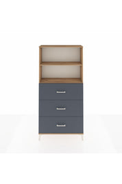 Arges Dolap 2 Raflı 3 Çekmeceli 88x30x182 - S24M052V8A