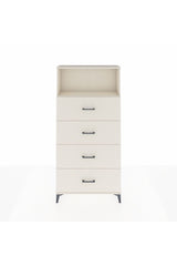 Arges Dolap 2 Raflı 4 Çekmeceli 88x30x182