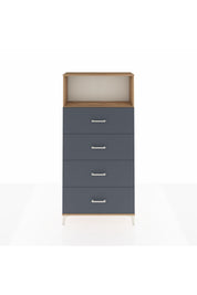 Arges Dolap 2 Raflı 4 Çekmeceli 88x30x182 - S24M053V8A