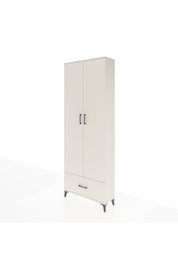 Arges Dolap 5 Raflı Tek Çekmeceli 2 Kapaklı 88x30x243 - S33M001V1A