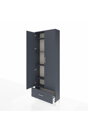 Arges Dolap 5 Raflı Tek Çekmeceli 2 Kapaklı 88x30x243 - S33M001V5A