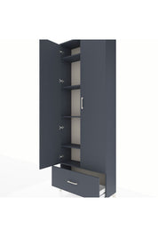 Arges Dolap 5 Raflı Tek Çekmeceli 2 Kapaklı 88x30x243 - S33M001V5A
