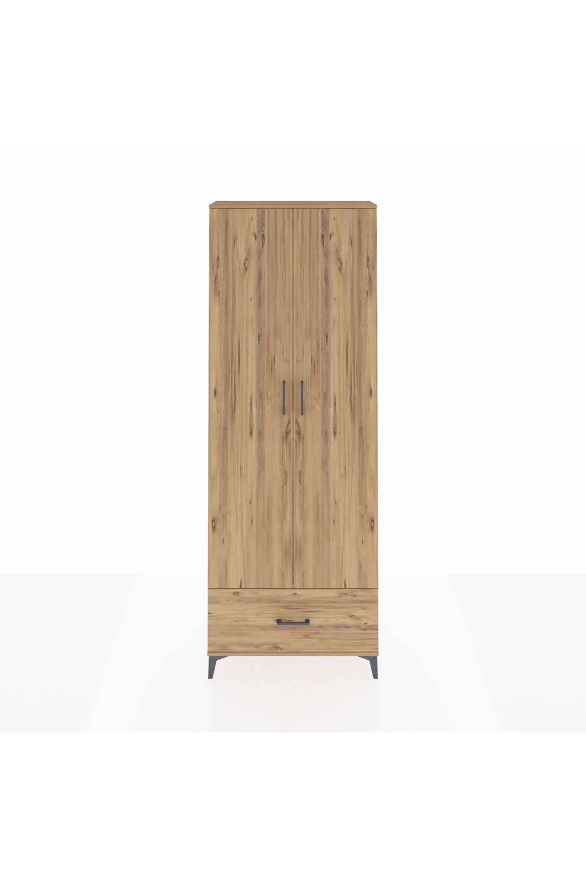 Arges Dolap 5 Raflı Tek Çekmeceli 2 Kapaklı 88x30x243 - S33M001V9A