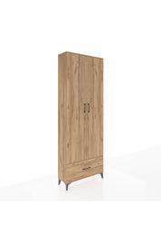 Arges Dolap 5 Raflı Tek Çekmeceli 2 Kapaklı 88x30x243 - S33M001V9A