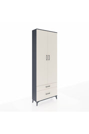 Arges Dolap 4 Raflı 2 Çekmeceli 2 Kapaklı 88x30x243 - S33M003V4A