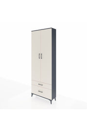 Arges Dolap 4 Raflı 2 Çekmeceli 2 Kapaklı 88x30x243 - S33M003V4A