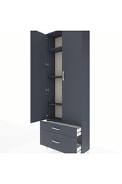 Arges Dolap 4 Raflı 2 Çekmeceli 2 Kapaklı 88x30x243 - S33M003V5A