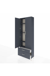Arges Dolap 4 Raflı 2 Çekmeceli 2 Kapaklı 88x30x243 - S33M003V5A