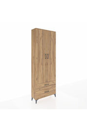Arges Dolap 4 Raflı 2 Çekmeceli 2 Kapaklı 88x30x243 - S33M003V9A